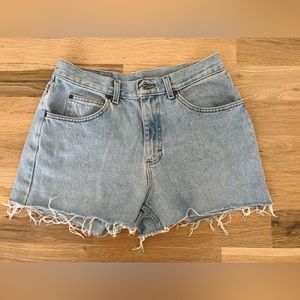vintage rider/lee jean shorts